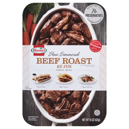SQUARE TABLE Slow Simmered Beef Roast Au Jus 15 oz