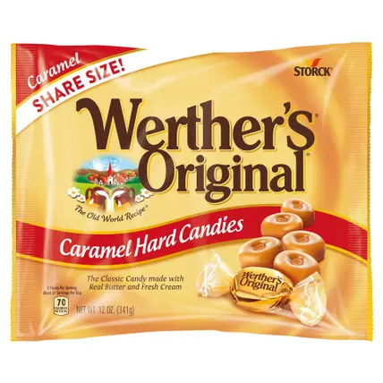 Werthers Original Hard Caramel Candy, 12 Oz