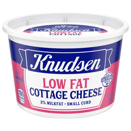 Lowfat Small Curd Cottage Cheese with 2% Milkfat, 16 oz Tub