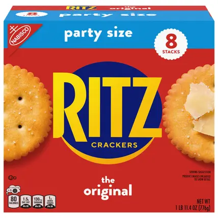 RITZ Original Crackers, Party Size, 27.4 oz