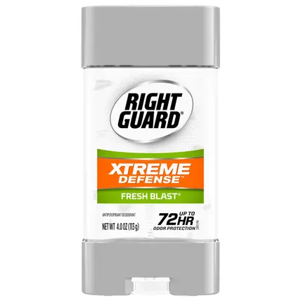 Xtreme Defense Fresh Blast Antiperspirant Clear Gel, 4 oz
