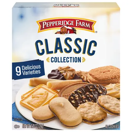 Pepperidge Farm® Cookies Classic Collection, 9 Cookie Varieties, 13.25 oz. Box