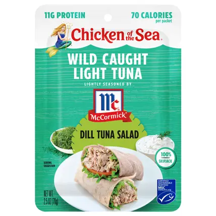 Light Wild Caught Dill Tuna Salad Tuna 2.5 oz