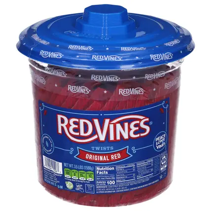 Red Vines Twists Original Red Candy 3.5 lb
