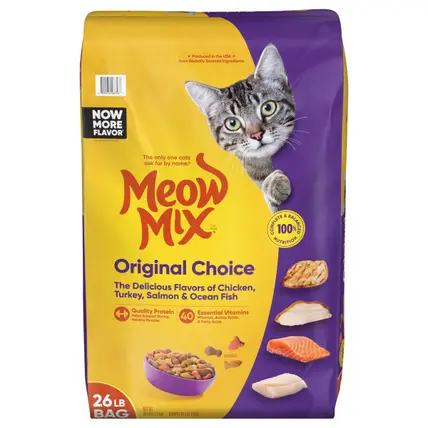 Original Choice Dry Cat Food, 26 Pound Bag