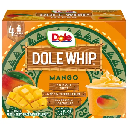 Whip Mango Frozen Treat 4 - 3.6 fl oz Cups