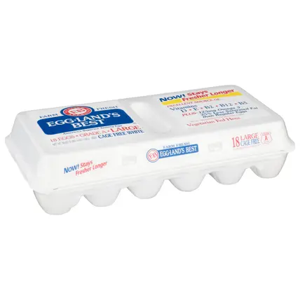 Large Cage Free White Eggs 18 Eggs 18 ea