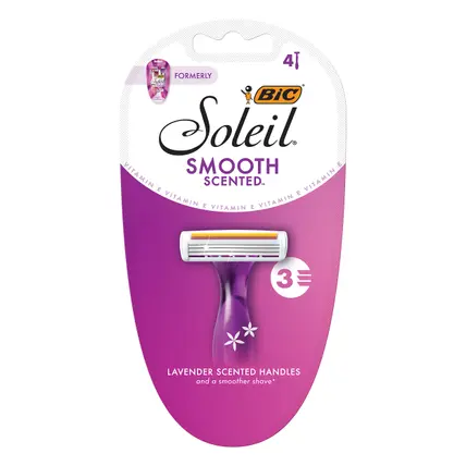 Soleil Smooth Scented Razors 4 ea