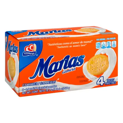 Gamesa 4 Packs Marias Cookies 4 ea