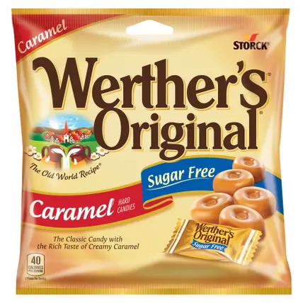 Werthers Original Hard Sugar Free Caramel Candy, 2.75 Oz