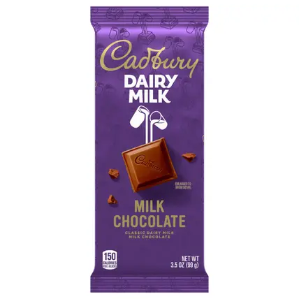 CADBURY DAIRY MILK Chocolate Candy, Halloween, 3.5 oz, Bar