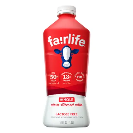 Fairlife Lactose Free Whole Milk 52 oz