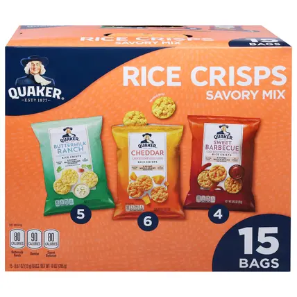 Savory Mix Rice Crisps 15 - 0.67 oz Bags