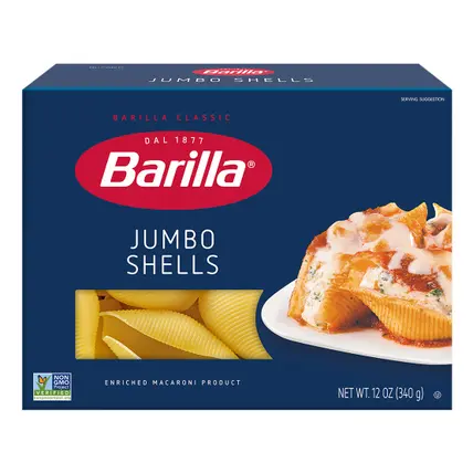 Barilla Classic Jumbo Shells 12 oz