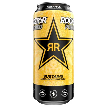 Rockstar Punched Energy Drink Pineapple 16 Fl Oz