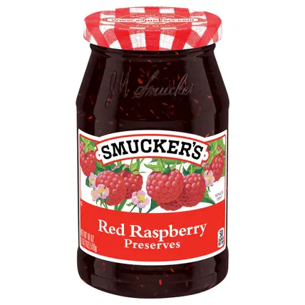 Red Raspberry Preserves, 18 Ounces