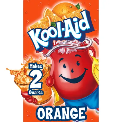 Unsweetened Orange Artificially Flavored Powdered Soft Drink Mix