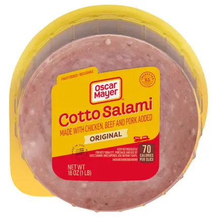 Oscar Mayer Cotto Salami Deli Lunch Meat, 16 oz Package