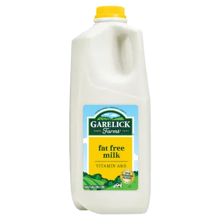Fat Free Skim Milk Half Gallon