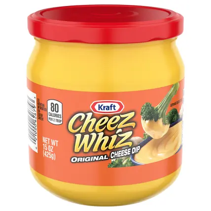 Cheez Whiz Original Cheese Dip, 15 oz Jar