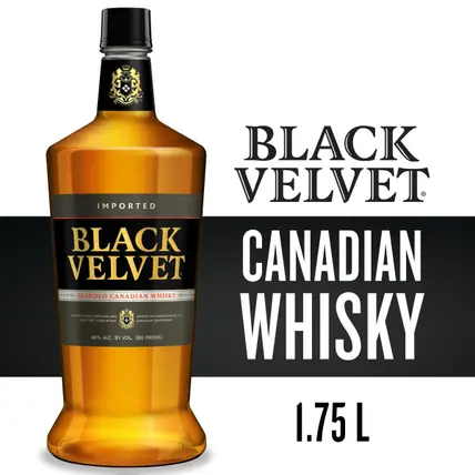 BLACK VELVET CANADIAN WHISKEY 80P