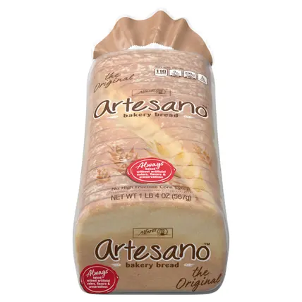 Alfaro's Artesano White Bakery Bread, 20 oz