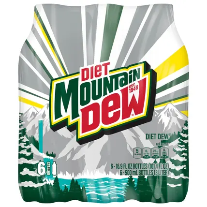 Diet Mountain Dew® Zero Sugar Soda Bottles