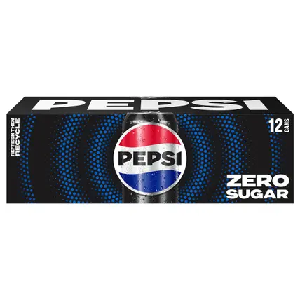 Zero Sugar Soda Cola 12 Fl Oz 12 Count