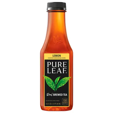 Pure Leaf Real Brewed Tea Lemon 18.5 Fl Oz