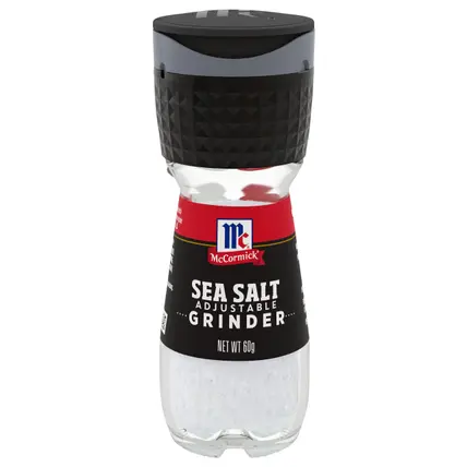 McCormick Sea Salt Grinder, 2.12 oz