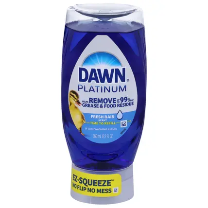 Dawn Platinum Fresh Rain Scent Dishwashing Liquid 12.2 fl oz