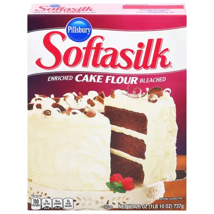 Softasilk Bleached Enriched Cake Flour 26 oz