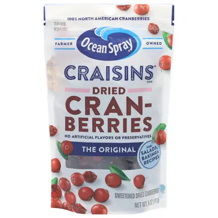 Craisins Dried The Original Cranberries 6 oz