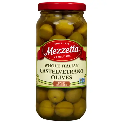 Mezzetta Whole Italian Castelvetrano Olives, 10 oz Dr. Wt.