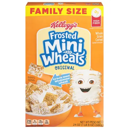 Frosted Mini Wheats Whole Grain Original Cereal Family Size 24 oz