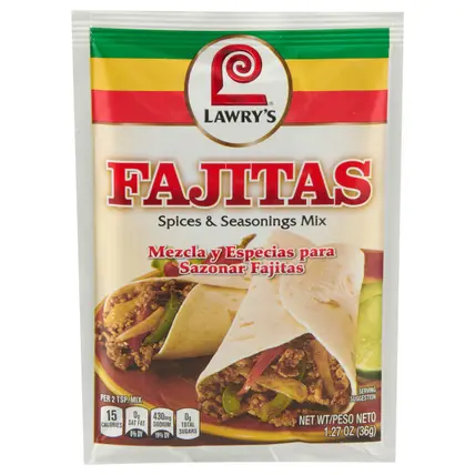 Fajitas Spices & Seasonings, 1.27 oz