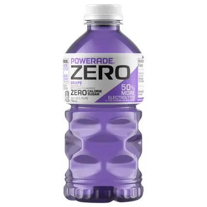 POWERADE ZERO Grape Sports Drink, 28 fl oz