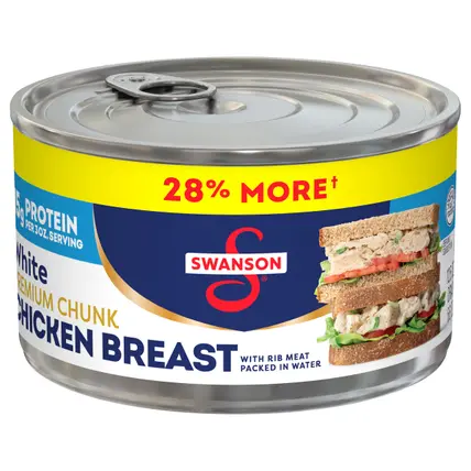 Swanson® White Premium Chunk Canned Chicken Breast in Water, 12.5 OZ Can