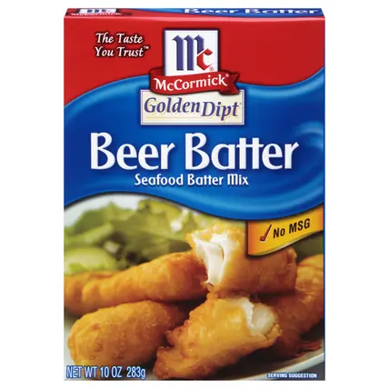 McCormick Golden Dipt Fry Mix - Beer Batter, 10 oz