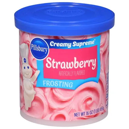 Creamy Supreme Strawberry Frosting 16 oz