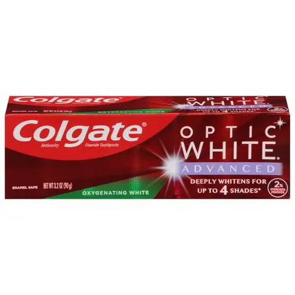 Colgate Optic White Advanced Oxygenating White Toothpaste 3.2 oz