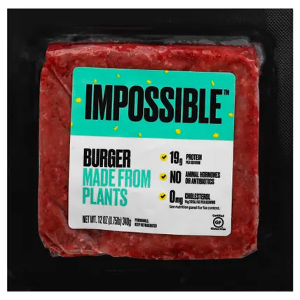 Impossible Made from Plants Burger 12 oz