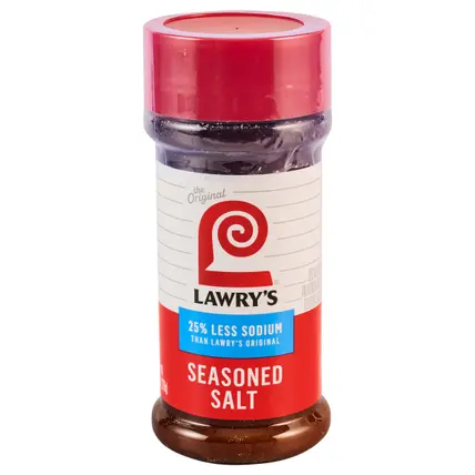 25% Less Sodium Seasoned Salt, 8 oz
