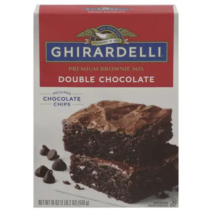 Premium Double Chocolate Brownie Mix 18 oz