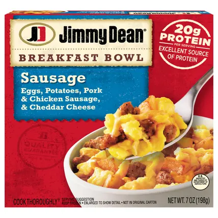 Breakfast Bowl, Sausage, Frozen, 7 oz Bowl