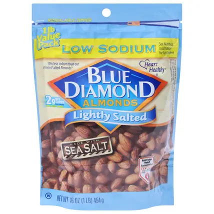 Blue Diamond Lightly Salted Almonds Value Pack 16 oz