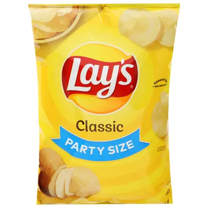 Lay's Classic Potato Chips Party Size 13 oz