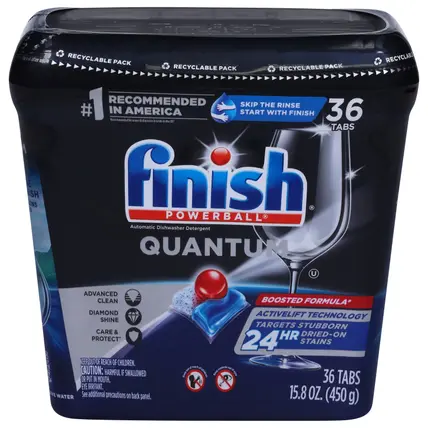 Finish Powerball Quantum Automatic Dishwasher Detergent 36 ea