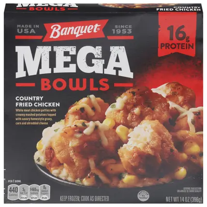 Mega Bowls Country Fried Chicken 14 oz
