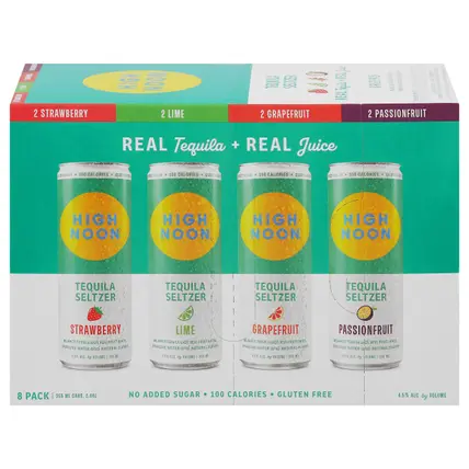 High Noon Tequila Seltzer Variety Pack 8 - 355 ml Cans
